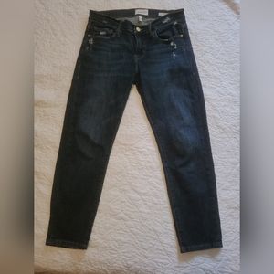 Frame distressed Le garcon crop jeans